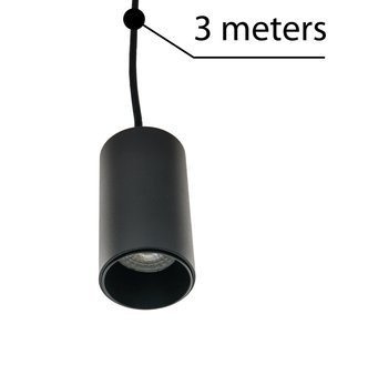 Lampa Ziko GU10 AZ3411 3 metrowa czarna