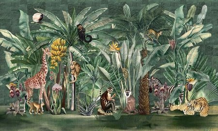 Mural Safari 35 0838 08 flizelina