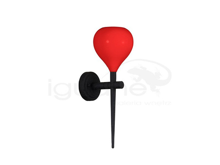 Lampa AGA kinkiet czerwona