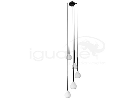 Lampa AGA-5 wisząca biała