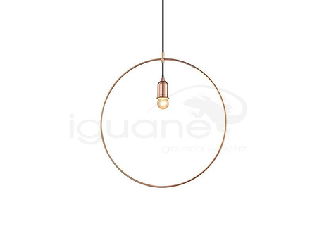 Lampa KRUG miedziana