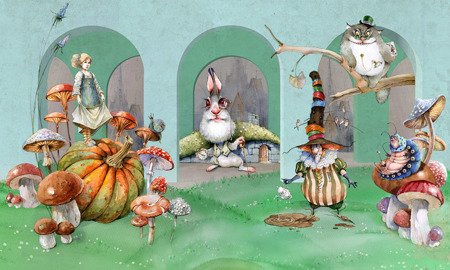 Mural Alice  35 0836 03 flizelina