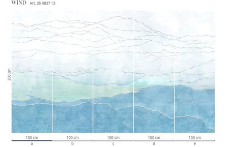 Mural Wind 35 0837 13 flizelina