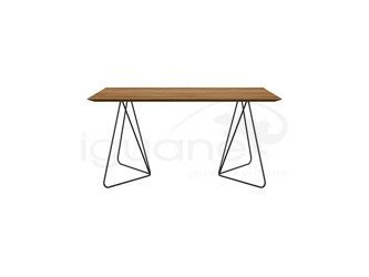 Biurko / Stół FLY TOBACCO 160 cm nierozkładany nogi czarne