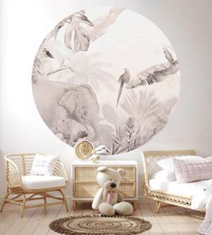Mural koło Jungle Beige