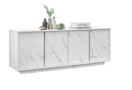 Komoda CARRARA marmur biały