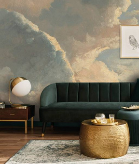 Mural Golden Age Clouds Cloudy Sky WP-786