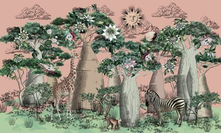 Mural Savana 35 0792 15 flizelina