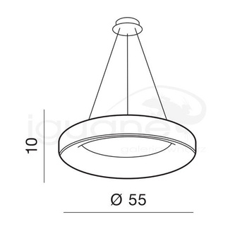 Lampa wisząca Sovana Pendant 55 CCT biała