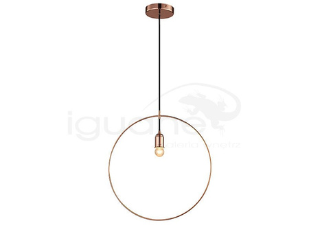 Lampa KRUG miedziana
