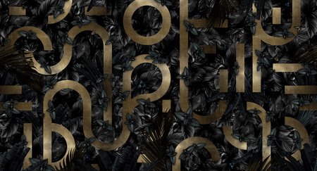 Mural Golden Curves MU13081 flizelina