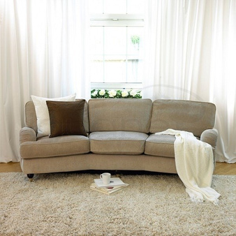 Sofa Birmingham zakrzywiona tkanina 