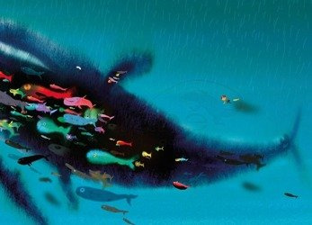 Swimming With Whale WS-097