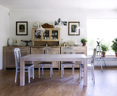 Stół BLOX 145+100 cm OFF WHITE rozkładany