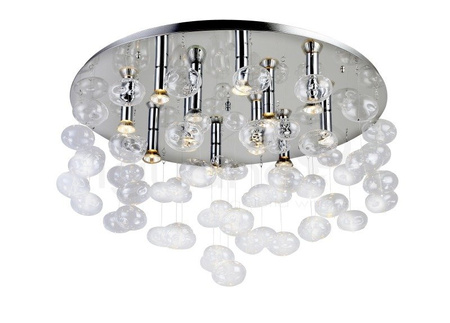 Lampa wisząca Luvia 80 przezroczysta