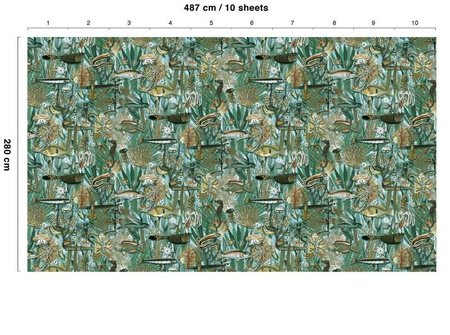Mural Underwater Jungle WP-706