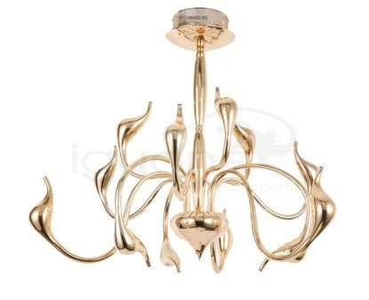 Lampa wisząca Snake złota