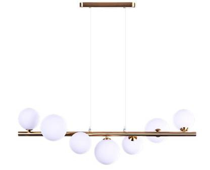 Lampa Sybilla 7 wisząca gold