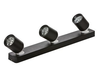 Lampa TOMI 3 plafon / kinkiet czarna