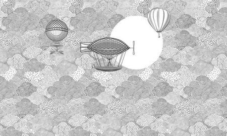 Mural Clouds 35 0827 01 Flizelina