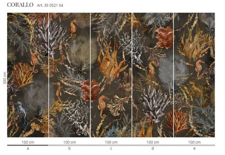 Mural Corallo 35 0521 04 flizelina 