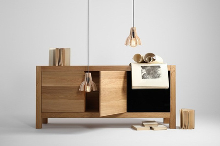 Komoda BLOX NATURAL153 cm
