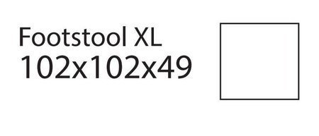 PodnóżekXL Starlight tkanina