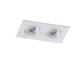 Lampa CARO 2 SQUARE biała