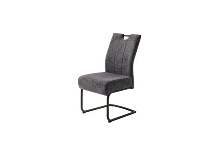 Krzesło na płozie AMERY antracyt
