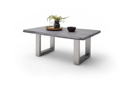 Stolik CARTAGENA 110cm, szary przecierany, stal szlachetna "U"