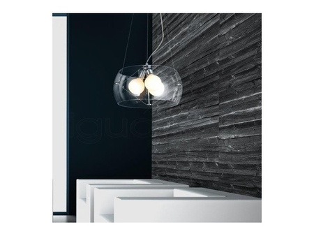 Lampa COSMO wisząca przezroczysta