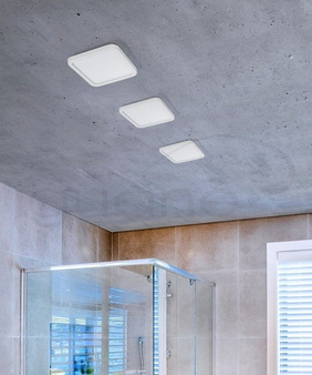Lampa Slim 15 Square 3000K IP44 biała