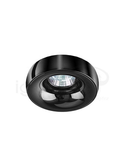 Lampa ADAMO czarna z czarną nakładką