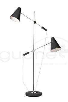 Lampa podłogowa Kaja czarna