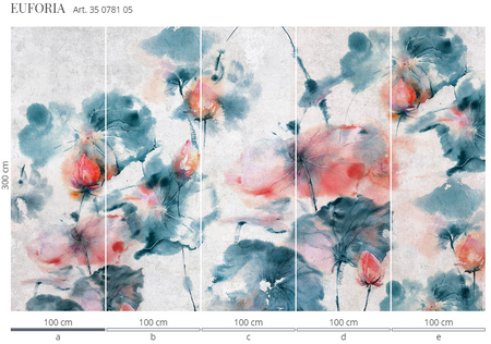 Mural Euforia 35 0781 05 flizelina