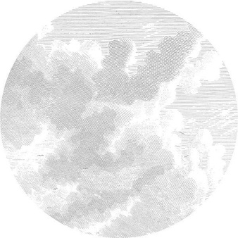 Mural Engraved Clouds CK-058