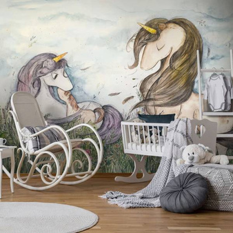 Mural Wild Unicorns winyl 