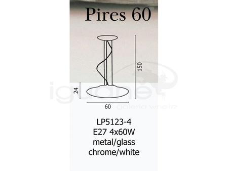 Lampa PIRES 60 wisząca