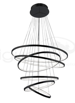 Lampa Wheel 6 Long Dimm czarna