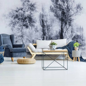 Mural Calm Blue winyl 