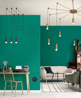 Lampa Ziko G9 AZ3457 3 metrowa złoto antyczne