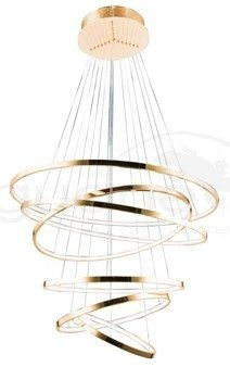 Lampa Wheel 6 Long Dimm złota