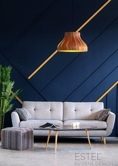 Lampa wisząca Estel czereśnia