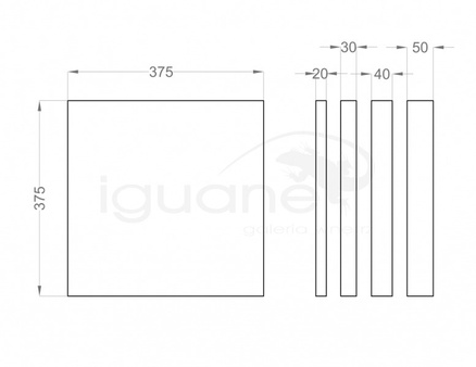 Panel Pixel M 4cm