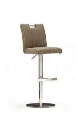 Hoker CASTA podstawa okrągła ekoskóra cappuccino