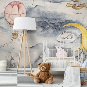Mural Moonie Blue winyl 