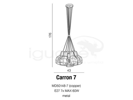 Lampa CARRON 7