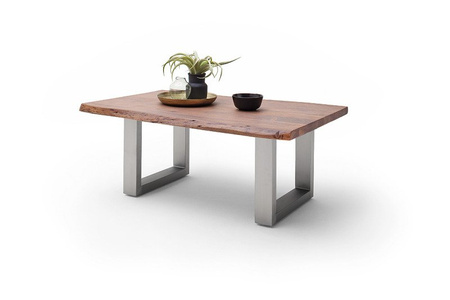 Stolik CARTAGENA 110cm,orzech, stal szlachetna "U"