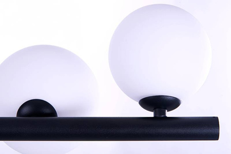 Lampa Sybilla 7 wisząca czarna