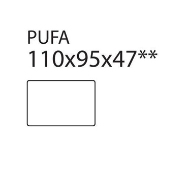 Puf Zeus skóra 